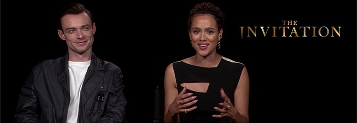 Nathalie Emmanuel and Thomas Doherty Discuss The Invitation image